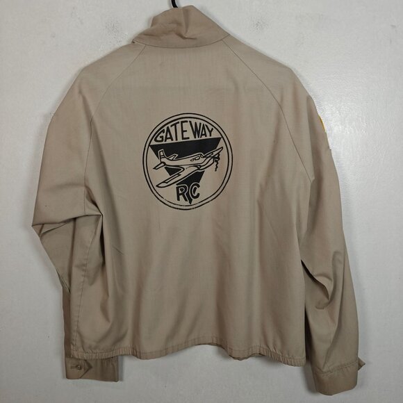 Vtg Bomber Jacket Society Aircraft Demolishers Ruger Confederate Air Force - Picture 9 of 13